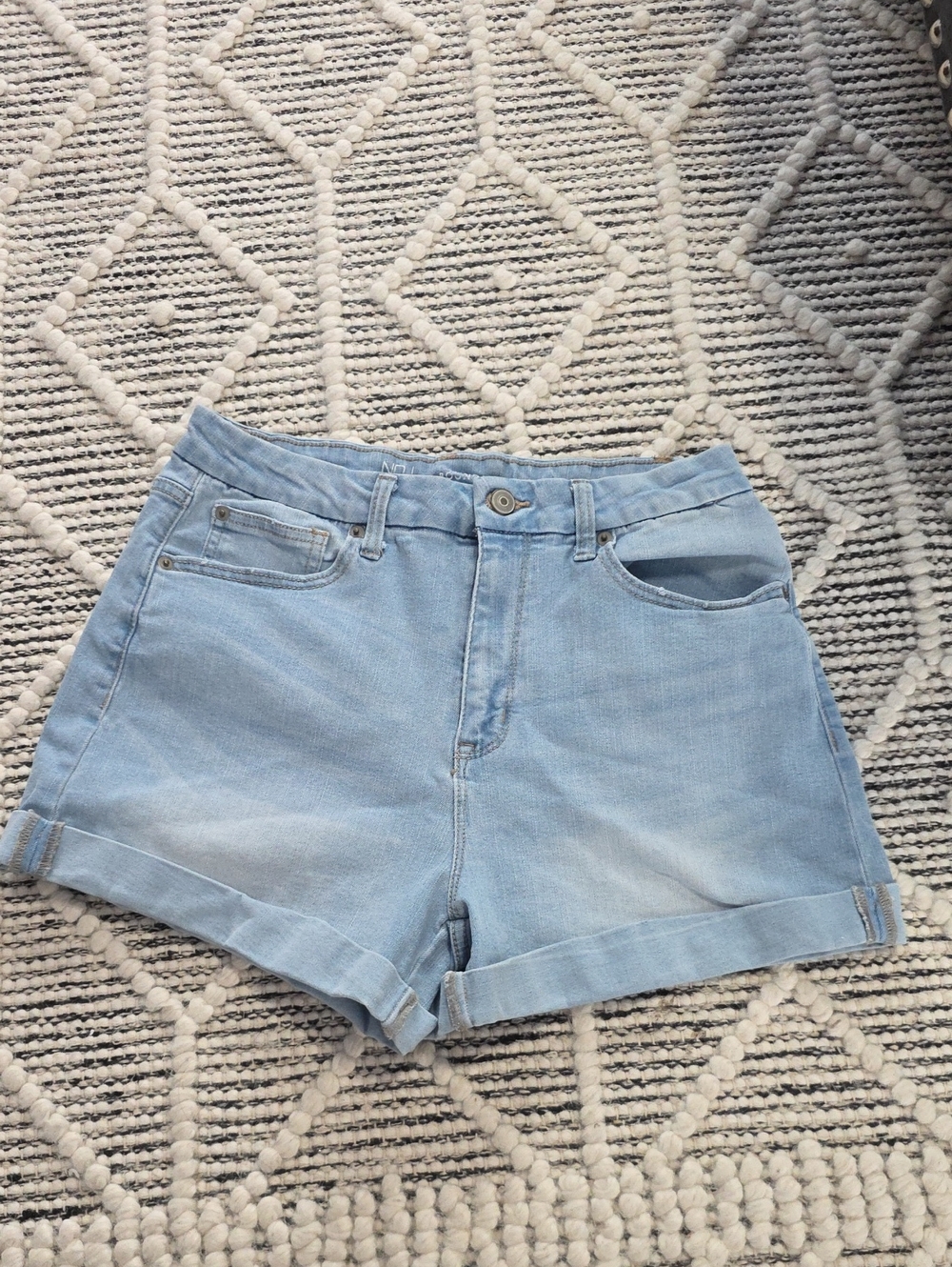 3 Pair No Boundaries Blue Denim Cuffed Women's Shorts Bundle Size 11&13